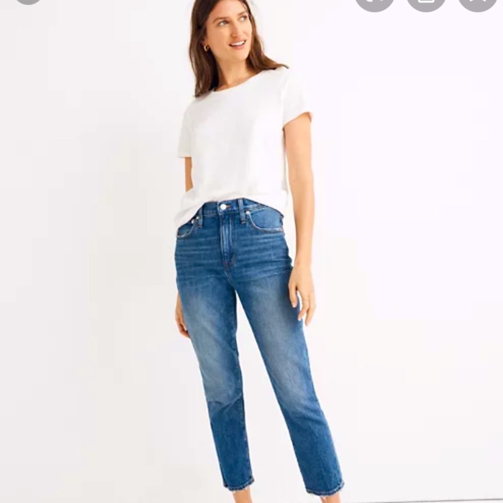 Madewell The High-Rise Slim Crop Boyjean